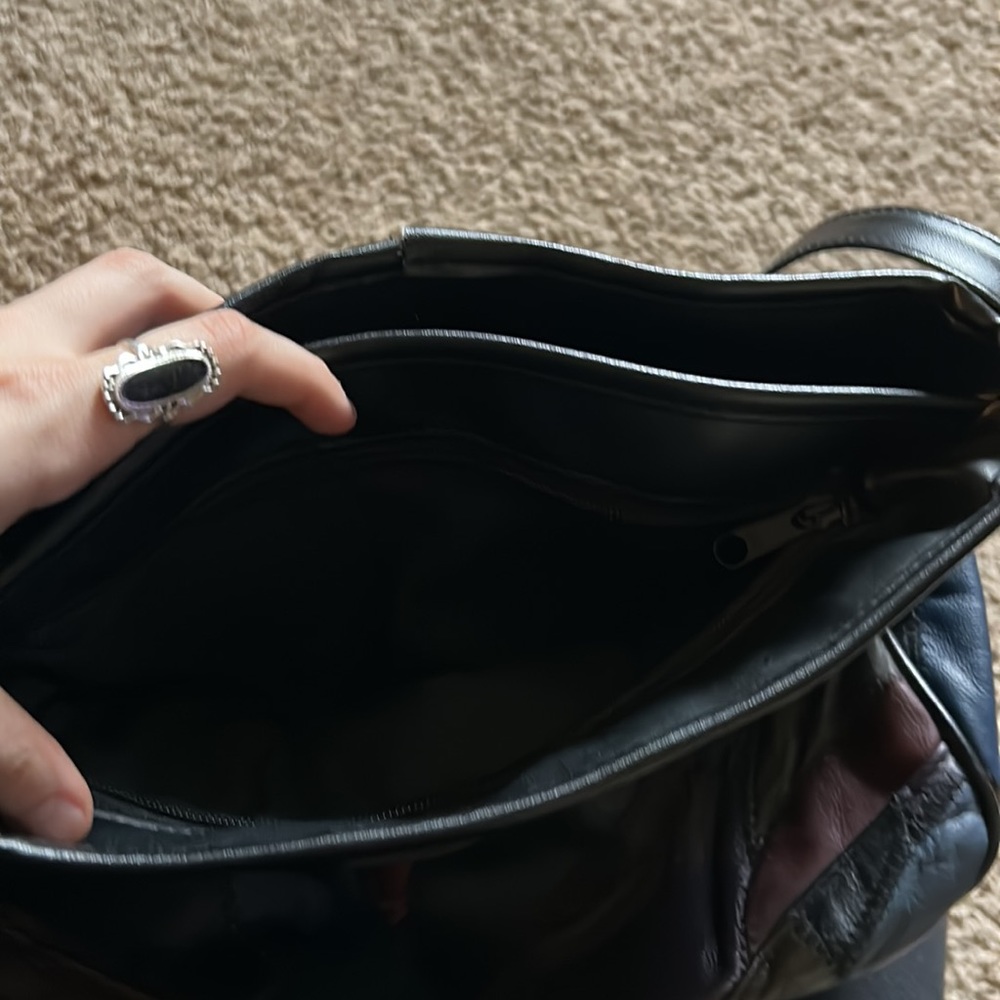 Vtg Multicolor Patchwork Purse - image 8